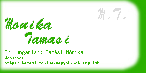 monika tamasi business card